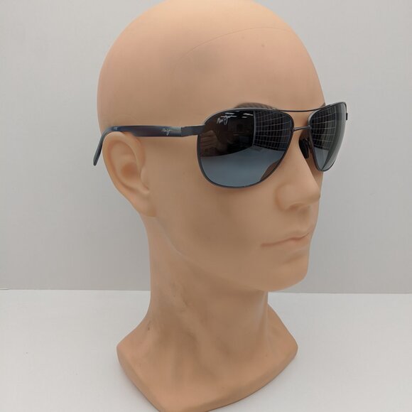 🕶️Made in Italy! Maui Jim MJ728-02S Castles Sunglasses 61/16 140 /ALL233🕶️ - Picture 9 of 13